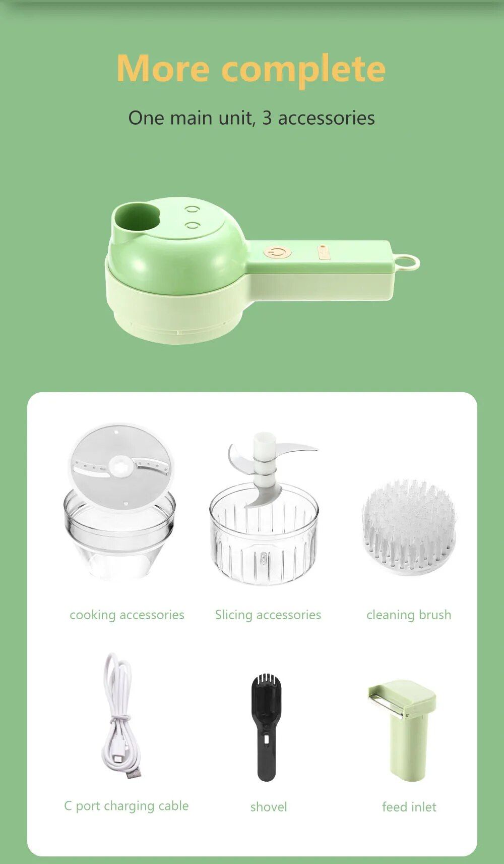 Cordless Vegetable Chopper ( 🔥 عرض خاص اليوم فقط)