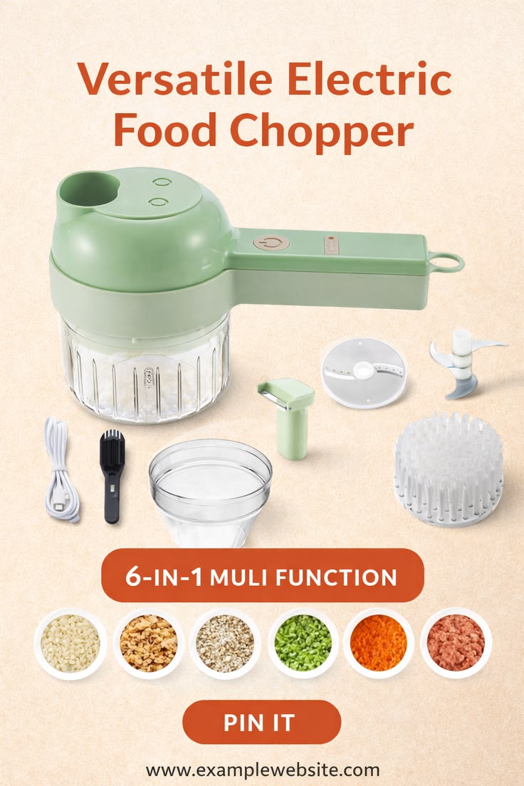 Portable Electric Food Chopper